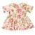 White cotton printed frocks for girls