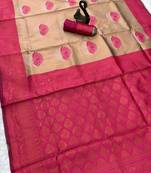 Multy Color silk blend saree with blouse