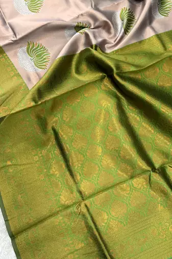 Multy Color silk blend saree with blouse