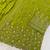 Mehendi green embroidered georgette semi-stitched palazzo style salwar suit