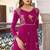Pink Color Anarkali Suit Set New Design Gown Suit Set With Dupatta
