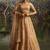 Elegant Peach Gota Silk Lehenga with Sequins Zarkan and Net Dupatta