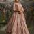 Designer Mauve Soft Net Lehenga with Sequins Zarkan Embroidery and Net Dupatta