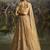Designer Cream Soft Net Semi-Stitched Lehenga with Unstitched Blouse & Dupatta