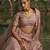 Designer Mauve Soft Net Semi-Stitched Lehenga with Unstitched Blouse & Embroidered Dupatta