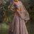 Designer Mauve Soft Net Lehenga with Swarovski and Bead Embroidery