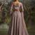 Designer Mauve Soft Net Lehenga with Swarovski and Bead Embroidery