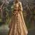 Designer Cream Soft Net Lehenga with Dori Zarkan Sequins Embroidery Work