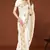 White sequin embroidered border fendy two tone silk saree sari