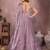 Dusky Purple Mulberry Art Silk Zari and Sequin Embroidered Designer Semi stitched Lehenga for women