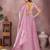 Daisy Pink Mulberry Art Silk Zari and Sequin Embroidered Designer Semi stitched Lehenga for women