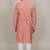 Handcrafted cotton kurta pajama set for men – pink