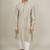 Handcrafted cotton kurta pajama set for men     grey