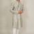 Handcrafted cotton kurta pajama set for men     grey