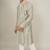 Handcrafted cotton kurta pajama set for men     grey