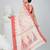 Elegant off white & red handwoven tant cotton saree with traditional motifs