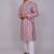 Handcrafted cotton kurta pajama set for men     purple