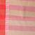 Elegant beige and red checked tant saree with contrast borders
