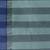 Elegant teal and navy blue striped tant saree with floral border
