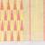 White handspun cotton saree with geometric motif and bright hues