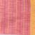 White handspun cotton saree with geometric motif and bright hues