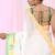White handspun cotton saree with geometric motif and bright hues