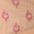 Beige linen saree with pink bird & texture motifs and zari borders