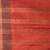 Elegant red tissue saree with contrasting golden border