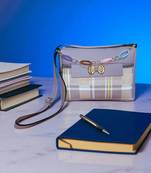  Stylish Plaid & Bow Crossbody Bag