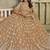 beige butterfly net thread sequence lehenga choli