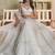 off white butterfly net thread sequence lehenga choli
