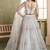 off white butterfly net thread sequence lehenga choli