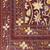 Maroon silk blend kantha stitch saree with multicolor thread work