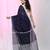 Dark purple cotton saree with white border and woven patterns