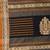 Black cotton saree with contrasting yellow border and tassels