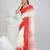 Off white and red cotton saree with traditional woven border