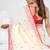 Off white cotton saree with beige border and traditional woven pallu