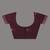 Elegant maroon cotton saree with geometric floral borders