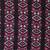 Elegant black cotton saree with geometric floral borders