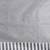 Elegant white and black striped cotton handspun saree with pom pom border