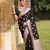 New Banarasi Silk Black Woven Women's Saree With Blouse Set 