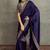 New exclusive designer sequins saree With Blouse Set For Women's