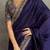 New exclusive designer sequins saree With Blouse Set For Women's
