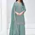 Grey vichitra silk embroidered Palazzo suit