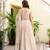 Peach Georgette Zari Sequins Embroidery Work Semi Sttiched Lehenga Choli 