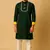 Navratr green rayon navratri kurta set for mens