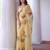 Yellow Color Soft Tebby Silk Women's Saree With Blouse Set