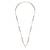 Traditional stylish oval shape gold plated black beaded adjustable chain mangalsutra for women