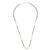 Traditional eye-catchy leaf and heart shape gold plated black beaded adjustable chain mangalsutra for women