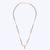 Traditional graceful oval and flower design gold plated black beaded adjustable chain mangalsutra for women